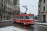 教習用車両に改造されたT4D（2013年撮影）