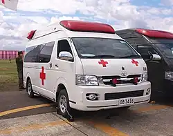 陸上自衛隊2B型トヨタ救急車（白色）