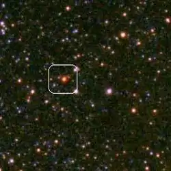 ケフェウス座T星（枠の中央）