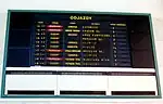 発車表（2009年5月9日）