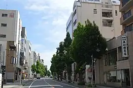 仏壇仏具店が集積する下街道