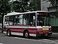 立川バス一般塗装による代車運用（2010年10月撮影）