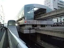 立川南駅 駅舎(2011年4月)