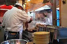 メキシコシティ近郊のタクバヤにあるタコスタンド