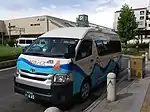 コミューターベースの兵庫県明石市Tacoバス(200系4型)