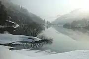 会津塩沢駅 - 会津蒲生駅間の車窓