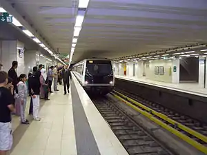 タフラ=グランデ・ポステ駅にて撮影。