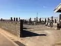 杉浦家の墓のある共同墓地