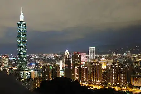 象山から見た夜景
