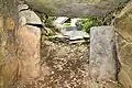 玄室（羨道方向）