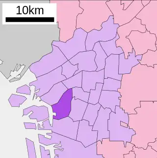 大正区位置図