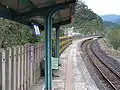 富貴駅ホーム