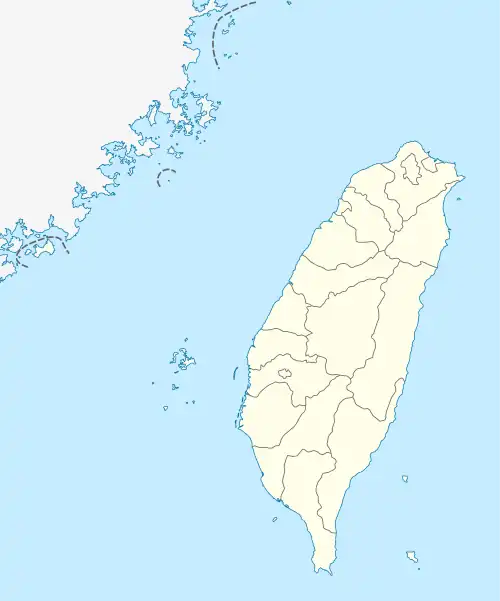 蘭嶼の位置（台湾内）