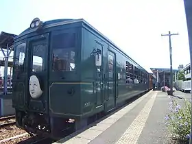 観光用トロッコ列車「トロッコ神楽号」の1両を担当する「天鈿女(あまのうずめ)号」
