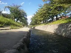 大和高田市の大中公園付近