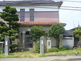 北高木集落にあった高波村役場跡。2009年(平成21年)3月に取り壊された