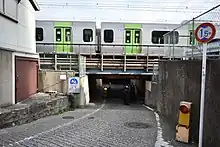 高輪橋架道橋(2019年1月25日撮影)