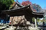拝殿の南面（2017年11月撮影）