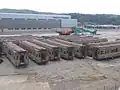 日本車両リサイクル（現・日本総合リサイクル）に搬入された5000形
