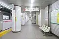 1番線ホーム(2022年11月)