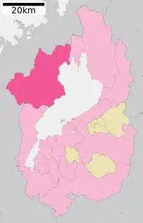 高島市位置図