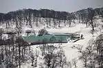 ゴンドラ山頂駅と山頂カフェ「TAKASU TERRACE」