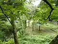 天守台からの太鼓御櫓台と新御櫓台