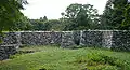 本丸方向からの太鼓御櫓台と新御櫓台
