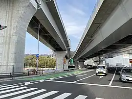 高槻IC入口(成合南の町)