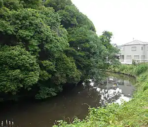 本丸跡(高屋築山古墳を流用している)