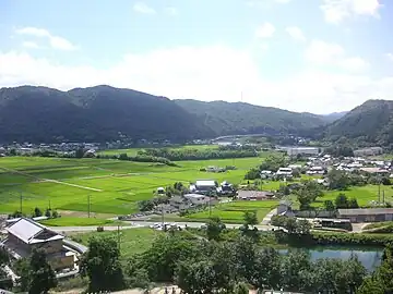 建部町の農村景観(建部町川口)