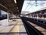 京都・国際会館方面ホーム（2006年9月）
