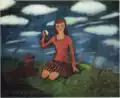 丘の上の少女(1932年、カリフォルニアで制作)