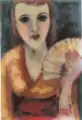 扇をもつ女(1932年、ウィーンで制作)