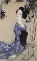 竹久夢二 『水竹居（すいちくきょ）』／1933年。紙本著色。日本画。