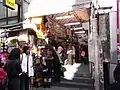 竹下通りの店舗風景（2008年12月6日撮影）