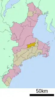 多気町位置図