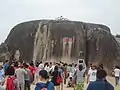 天涯石も前で撮影