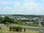 滝の水公園頂部付近から望む滝ノ水緑地（2011年（平成23年）7月）