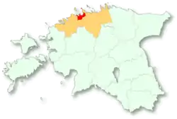 Location of タリン