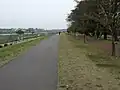左岸 ガス橋緑地付近