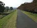 左岸 くじら運動公園付近