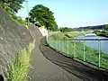 右岸 秋川沿道 法林寺付近