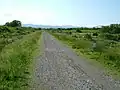 右岸 谷地川越え後のダート