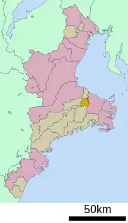 玉城町位置図