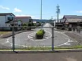 駅南側のロータリー