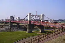 玉手橋(柏原市側から撮影)