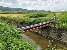 丹波の大溝と小西川