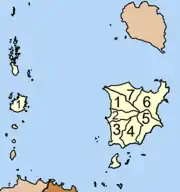 サムイ島郡のタムボン。