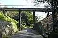 大堀切跡を下部より撮影